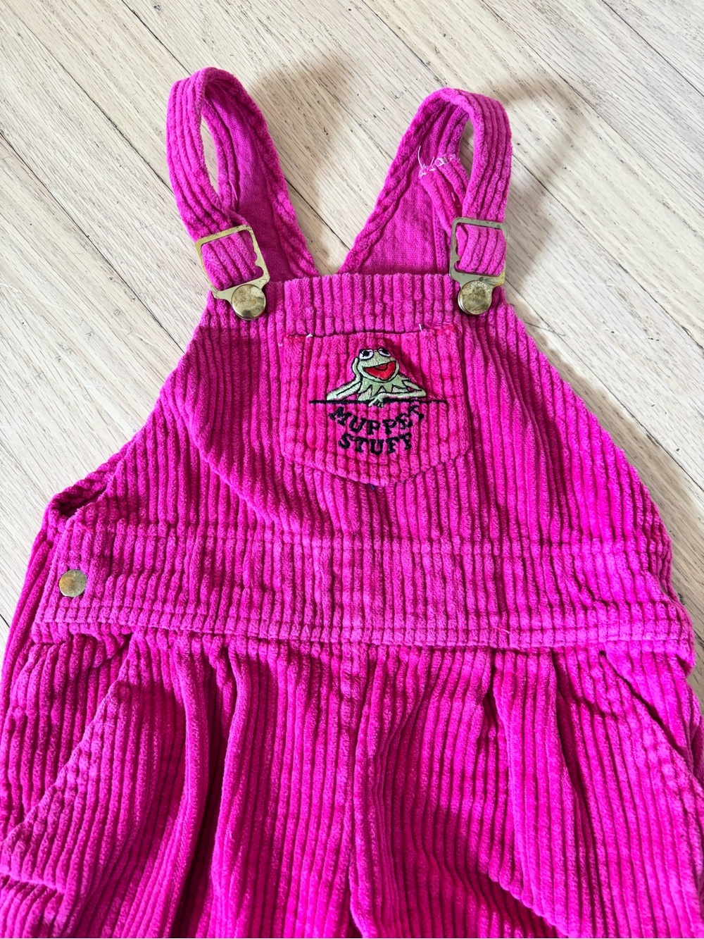 Muppet Stuff Kermit Overalls Toddler 18 mos